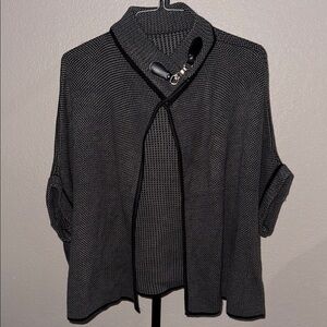 Cape with Sleeves and Gold Hook